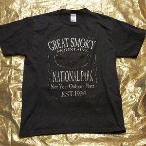Mens Great Smoky Mountains Tshirt NWOT L